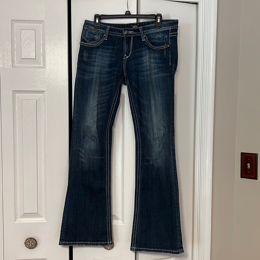 Women’s boot cut jeans, like new, Rerock for Express
